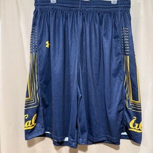 Under Armour Men's University of California Navy Blue Basketball Shorts